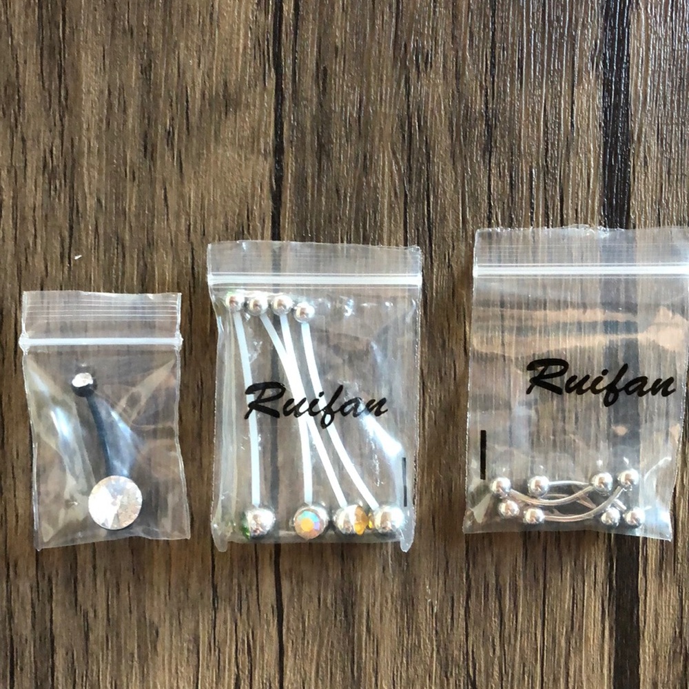 Bundle of pregnancy belly rings